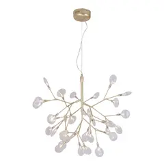 Подвесная люстра Crystal Lux Evita SP36 Gold/Transparent, фото 